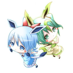 チルノ・大妖精（ポケモン×東方）